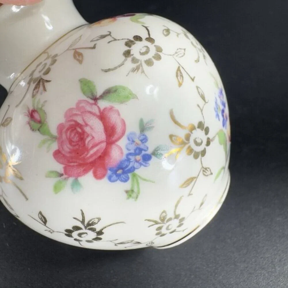 1950s Kronach Bavaria OCA Porcellan Floral Vase‎ Bud Vase Marked Anita 63/1 VTG
